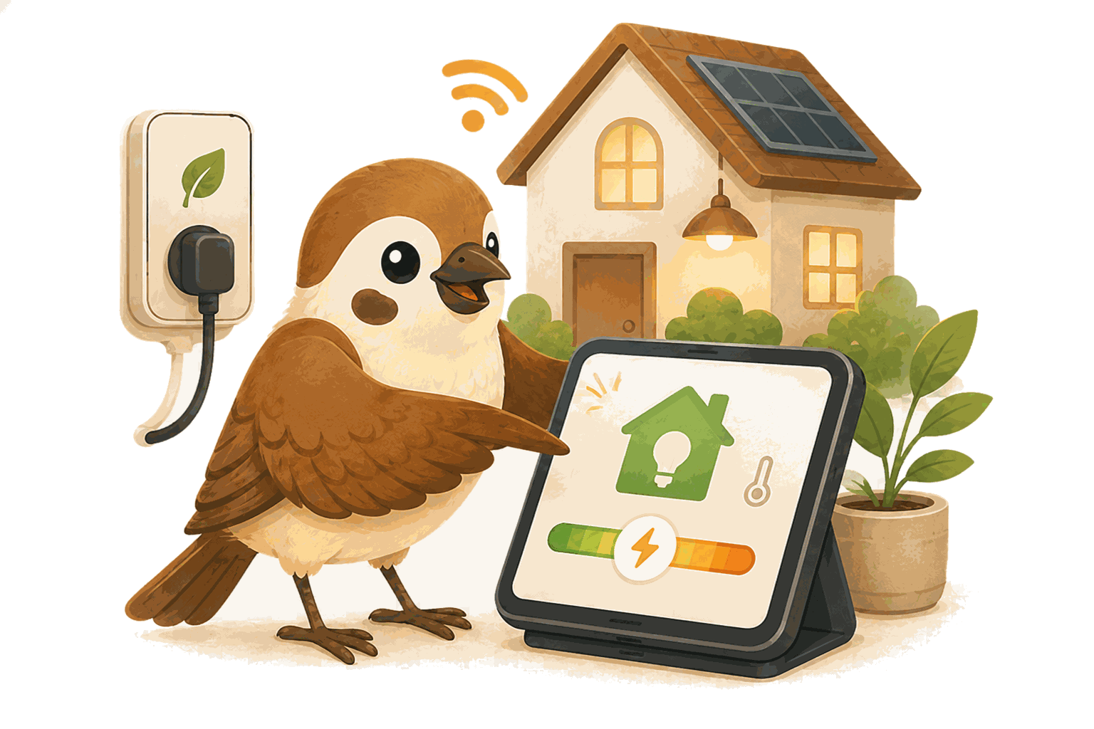 Technikspatz bei Energie und Smart Home